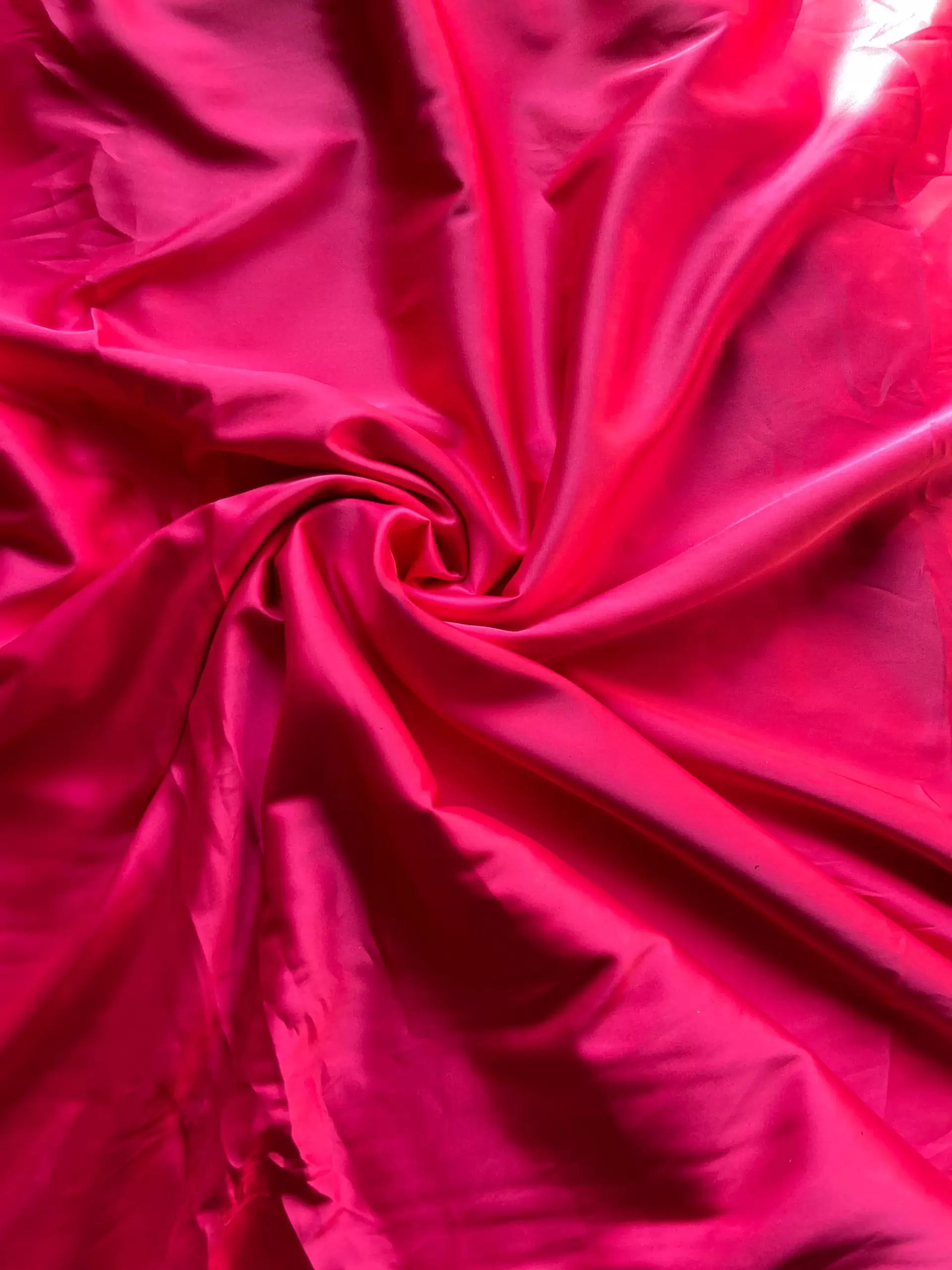Pink Plain Moss Satin Fabric
