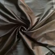 Black Plain Moss Satin Fabric