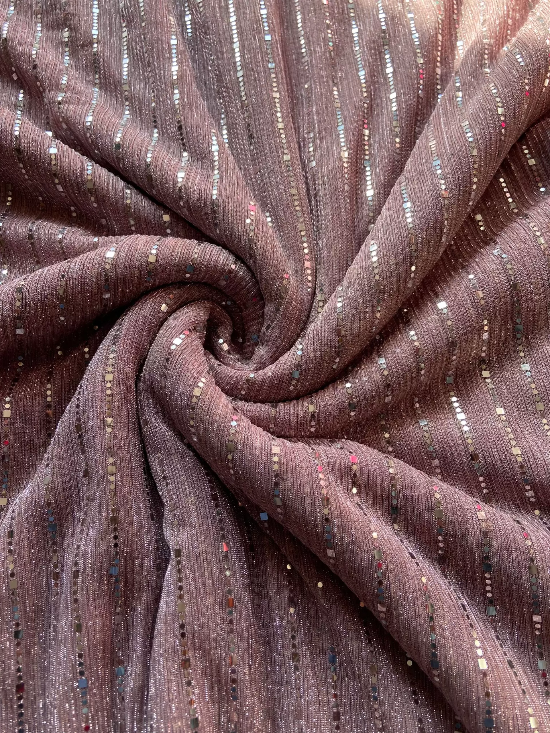 Imported moonlight Sequin On Light Purple