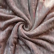 Imported moonlight Sequin On Peach Fabric