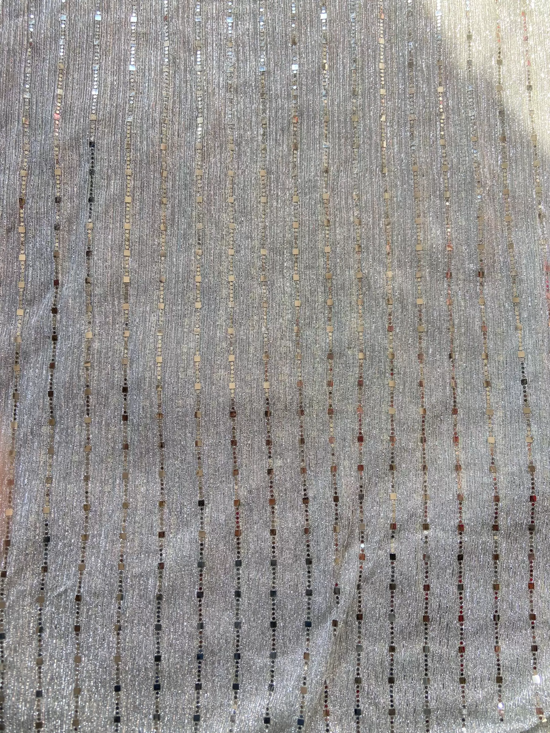 Imported moonlight Sequin On Silver