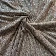 Imported Lycra Thread & Sequin Embroidery on Cream Fabric