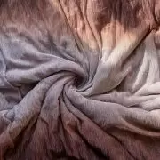 Lurex Lycra Ombre Light Blue to wine shaded fabric in big width