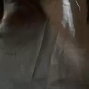 Black Thick Organza Plain Fabric