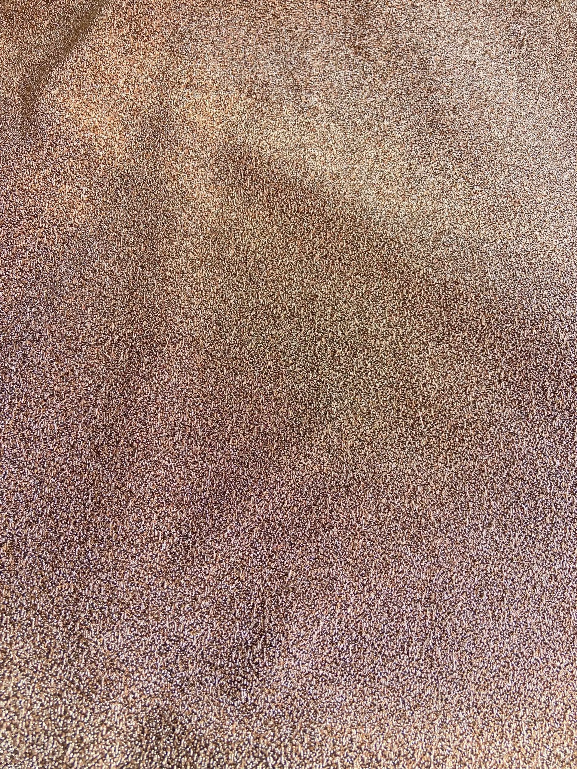 Lurex Lycra shimmer fabric in Copper Gold colour in big width