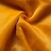 Yellow plain organza fabric
