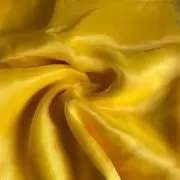 Lemon yellow plain organza fabric