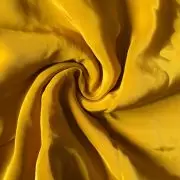 Mustard yellow plain pure crepe fabric
