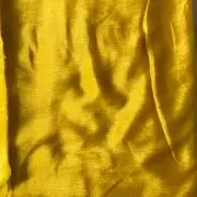 Plain yellow art chinon fabric