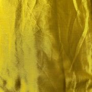 Plain lemon yellow art chinon fabric
