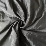 Plain black art chinon fabric
