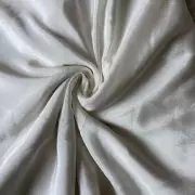 Plain white art chinon fabric