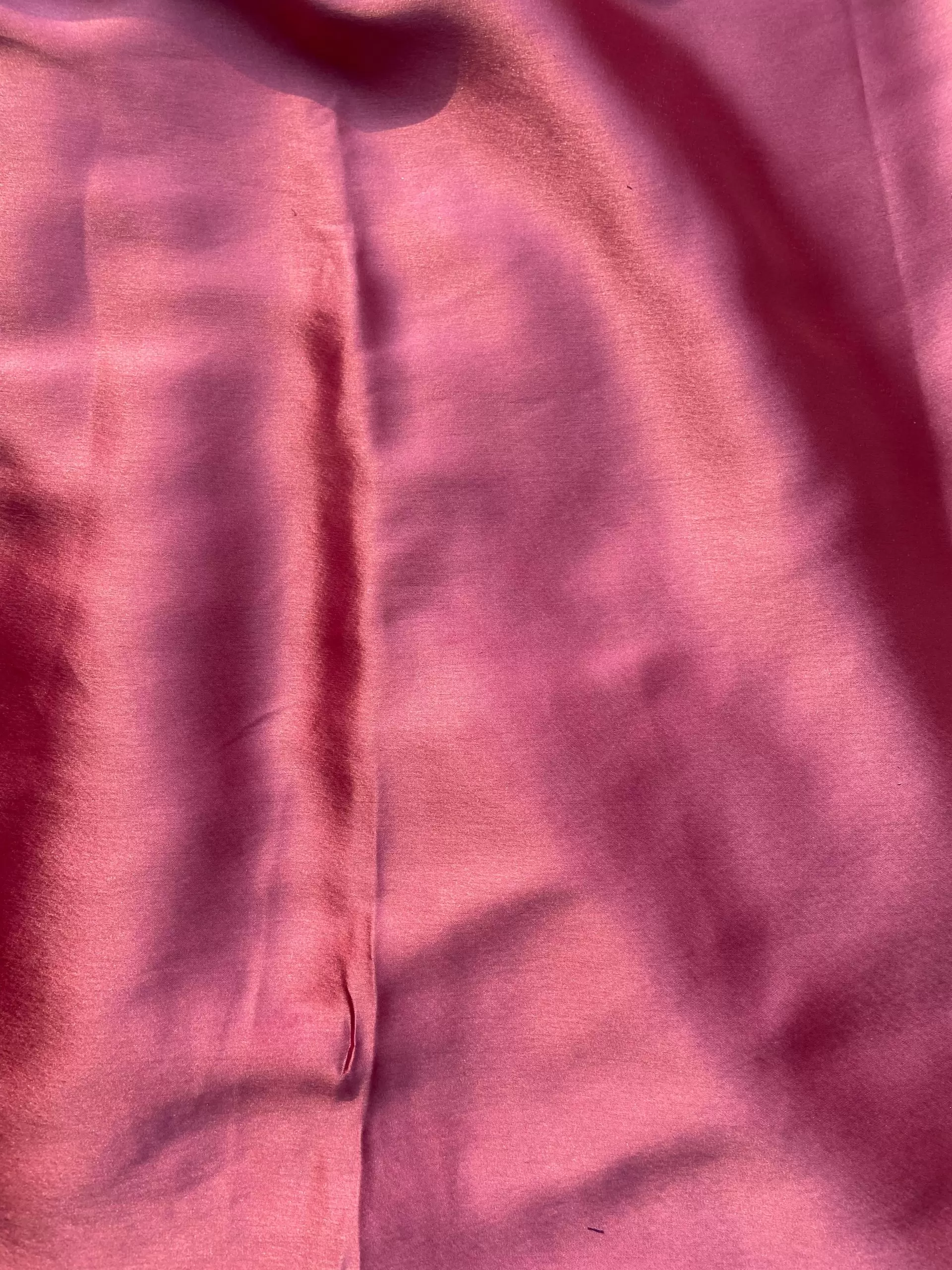 Blush pink plain moss satin fabric