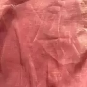 Peach crush tissue silk fabric