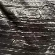 Black crush tissue silk fabric