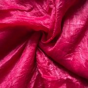 Rani pink crush tissue silk fabric