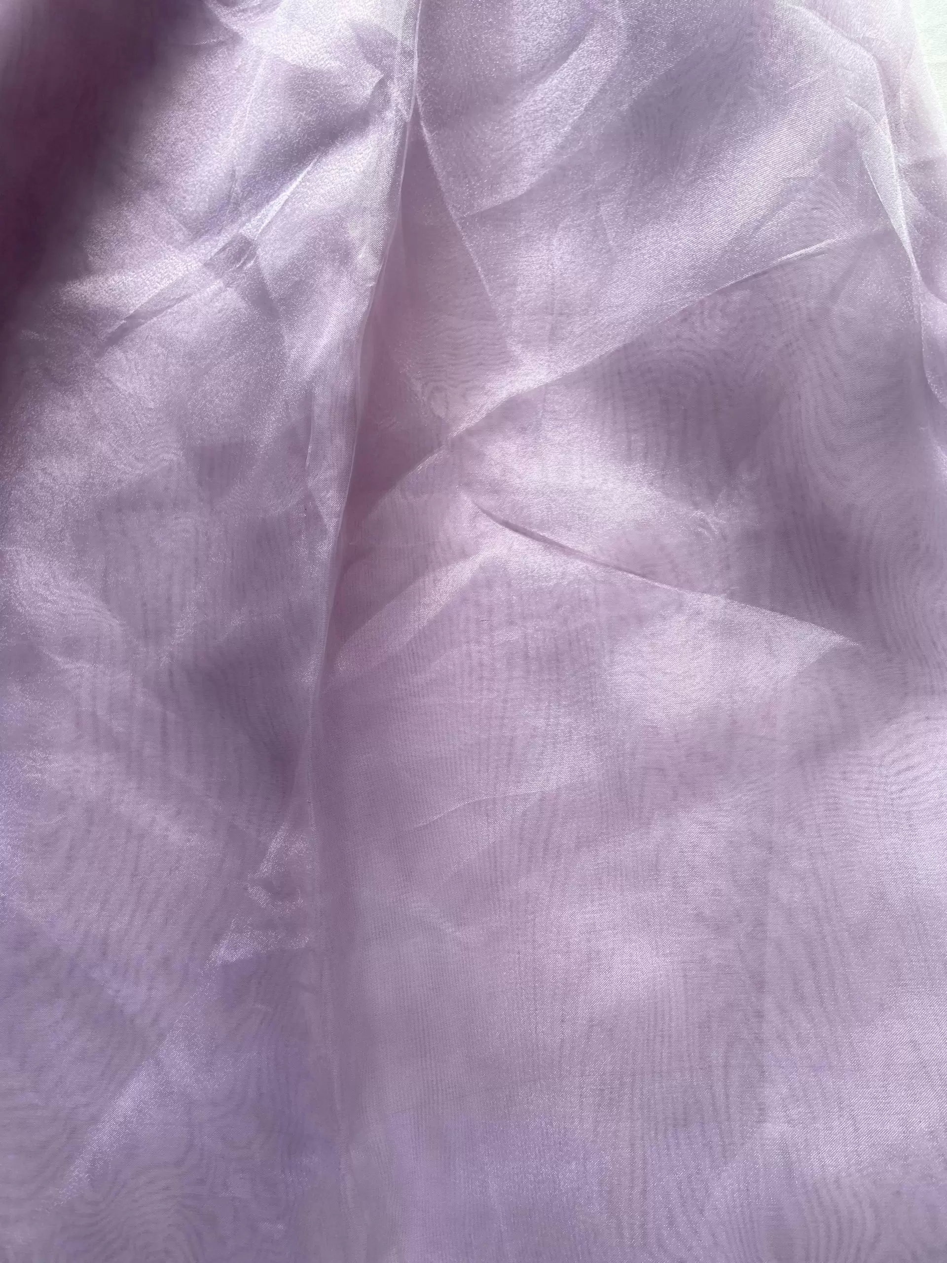 Lavender Plain organza fabric