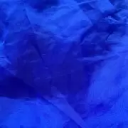 Royal blue plain organza fabric