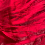 Red gales glass organza plain fabric