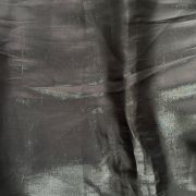 Black gales glass organza plain fabric
