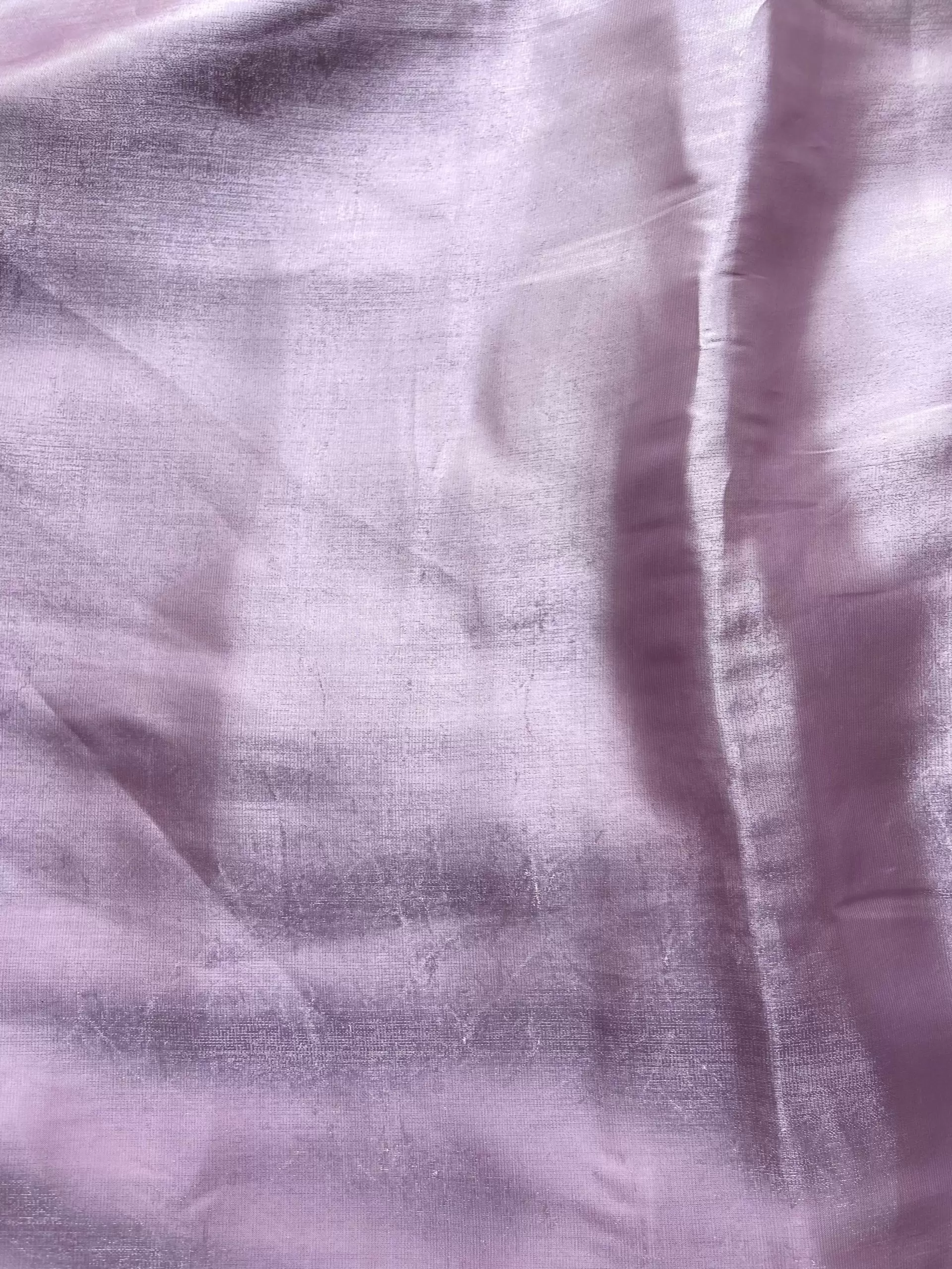 Light Purple gales glass organza plain fabric