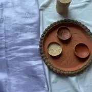 Lavender gales glass organza plain fabric