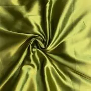 Oliver green plain moss satin fabric