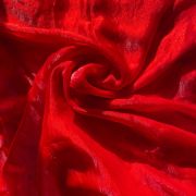 Red plain silk satin fabric