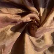 Golden plain silk satin fabric