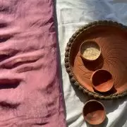 Blush pink plain silk satin fabric