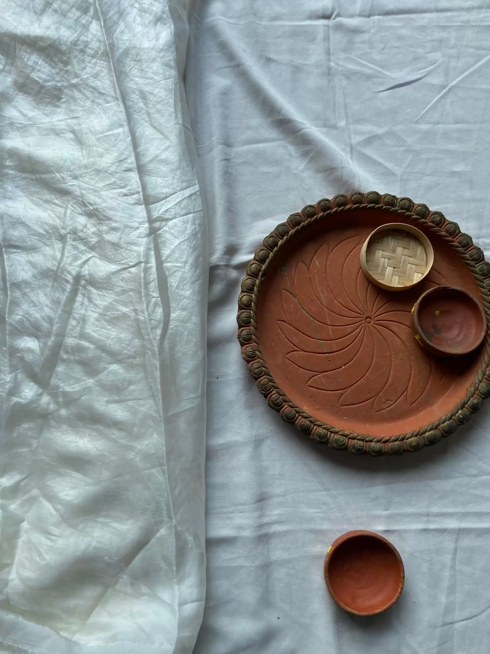 White plain organza satin fabric