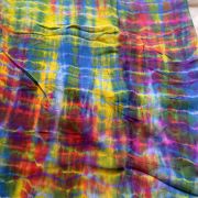Pure Chinon multi Hand tie dyed fabric