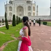 Ivory multi coloured heavy thread and sequin embroidered lehenga with hand embroidered details