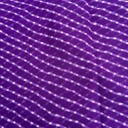 Leheriya Printed Georgette Fabric in Purple
