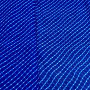 Leheriya Printed Georgette Fabric in Blue