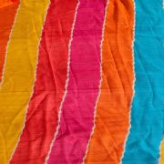 Multi colour chiffon fabric