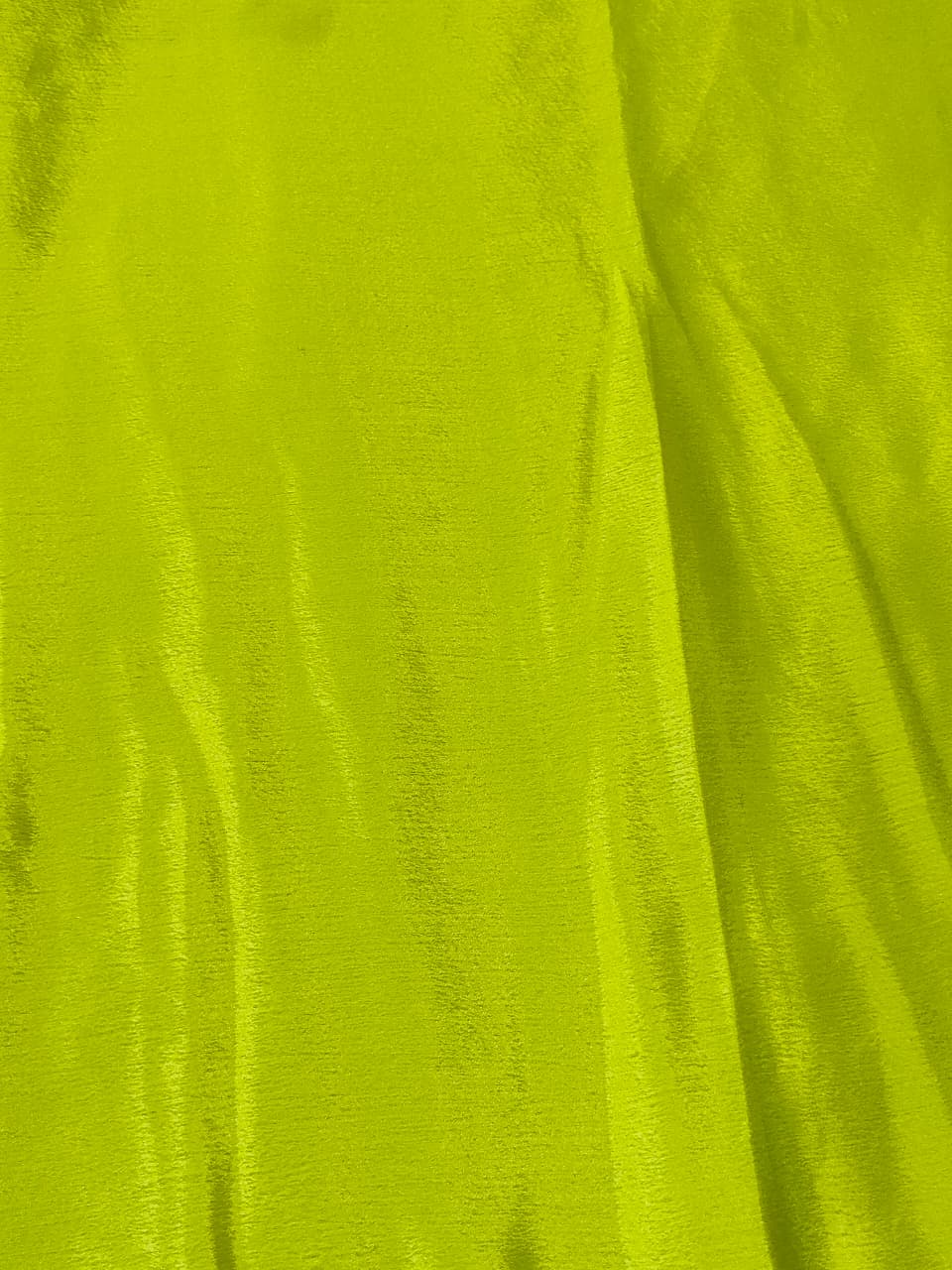 Plain parrot green art chinon fabric