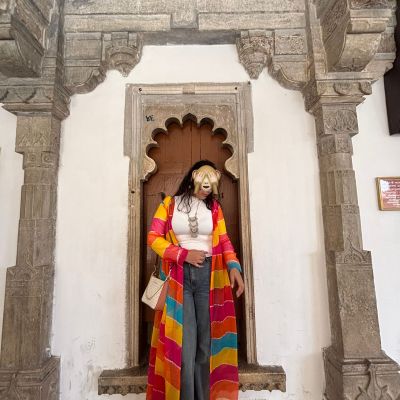 Multi coloured chiffon shrug