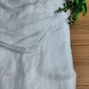 White plain silk satin fabric