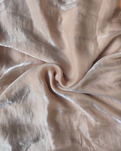 Gold plain silk satin fabric