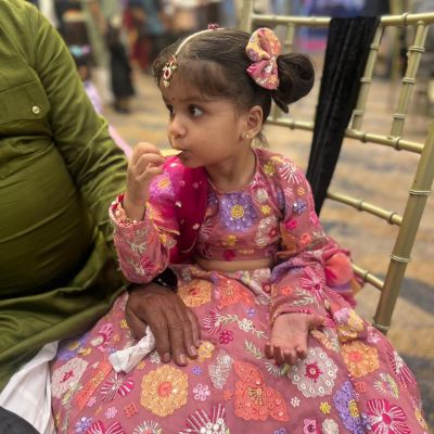 Multicoloured Lehenga set