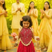 Georgette Lehenga In Hot Pink Colour