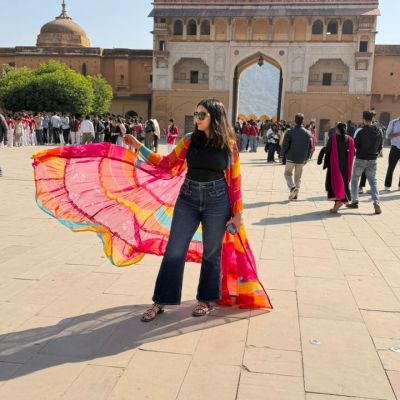 12 Meters Multicolour Flare Shrug