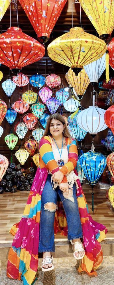 12 Meters Multicolour Flare Shrug