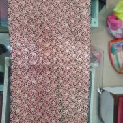Brocade Banarasi Silk Fabric in Maroon Colour