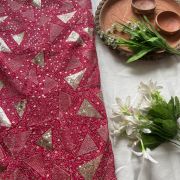 Georgette Lehenga In Rani Pink Colour