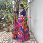 Multicolour Leheriya Lehenga
