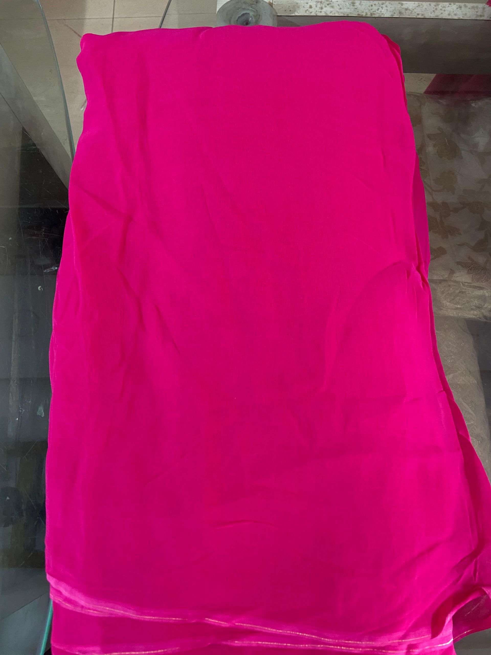 Georgette Lehenga In Pink Colour