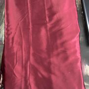 Pure Crepe Net Embroidered Drape Saree In Maroon Colour