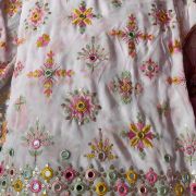 One Sided Off Shoulder Jumpsuit In Baby Pink Colour